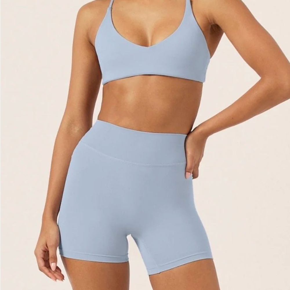 CSB dusty blue shorts